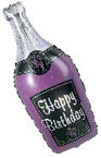 Happy Birthday Champagne Bottle  balloon hawkesbury